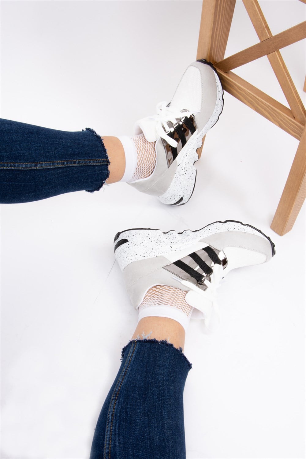 Fox Shoes Beyaz Kadın Sneakers F588101102