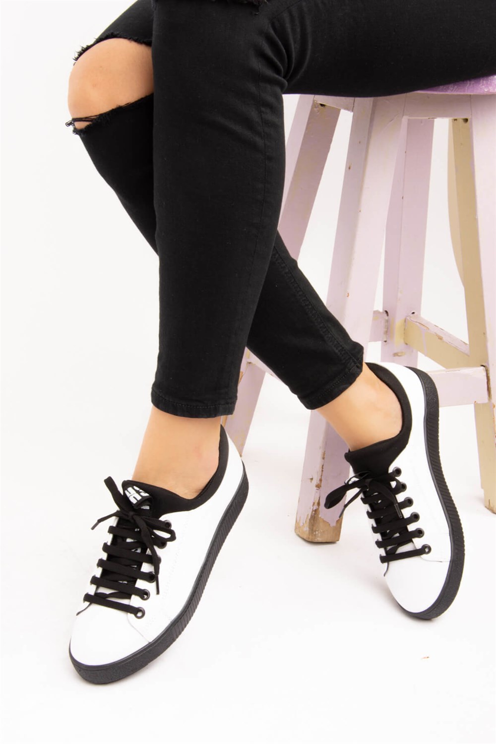 Fox Shoes Beyaz Kadın Spor E540150309