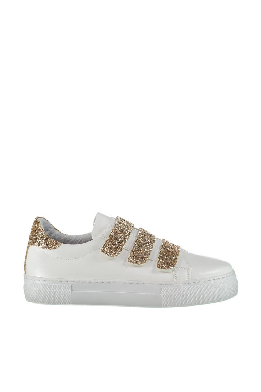 Fox Shoes Beyaz/Altın Kadın Sneakers D615010209