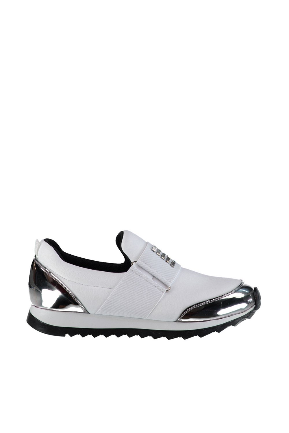 Fox Shoes Beyaz/Gümüş Kadın Sneakers D932005204
