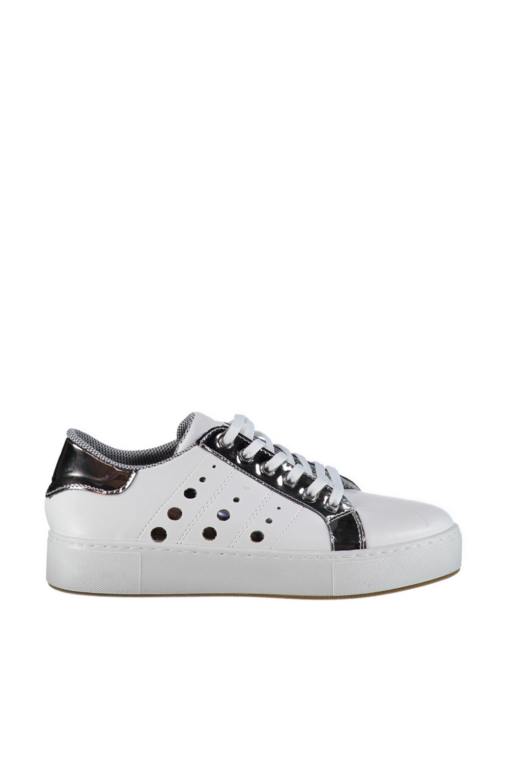 Fox Shoes Beyaz/Platin Kadın Sneakers D288170209