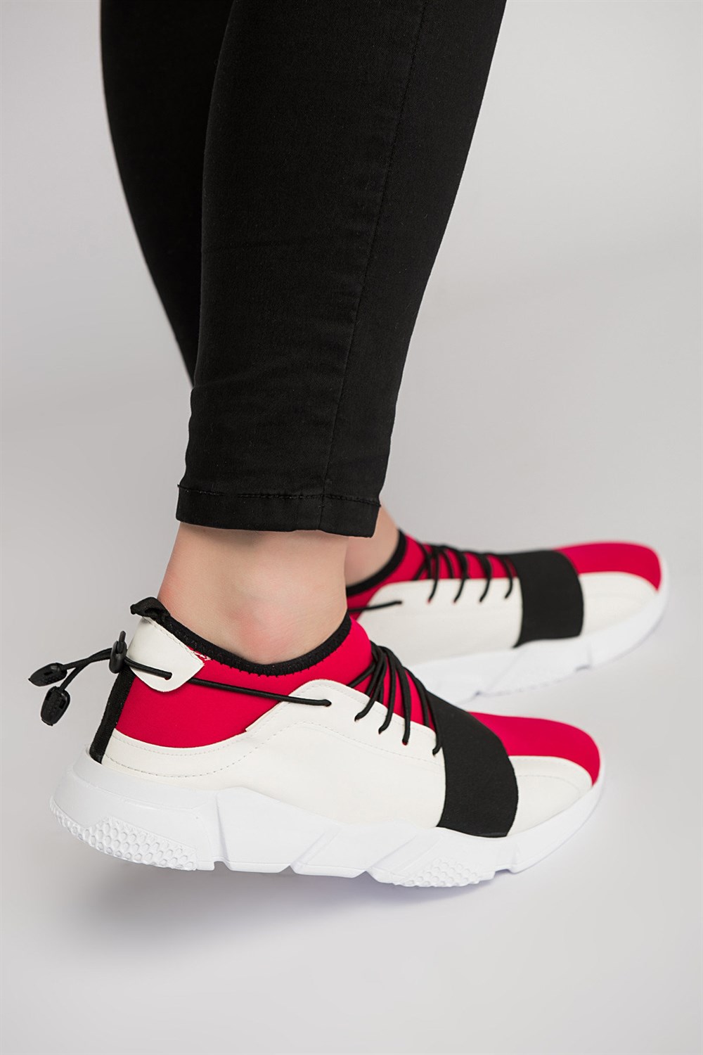 Fox Shoes Fuşya/Beyaz Kadın Sneakers D563827509