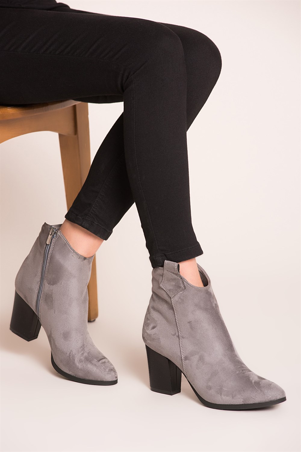 Fox Shoes Gri Kadın Bot C340800202