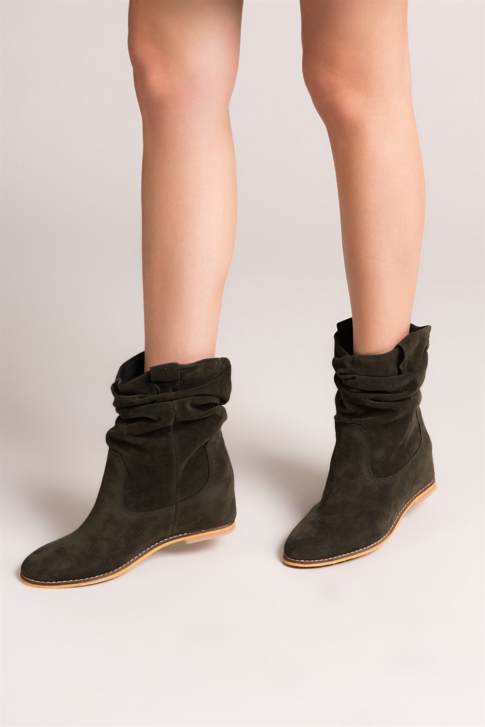 Fox Shoes Haki Kadın Bot C735041202