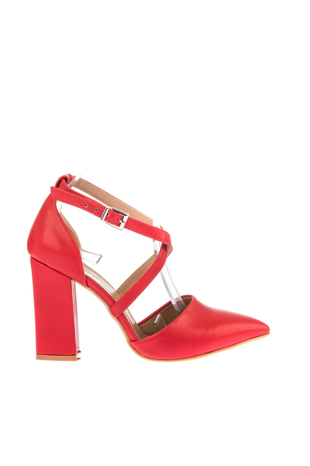 Fox Shoes Kırmızı Kadın Topuklu Ayakkabı D340086309