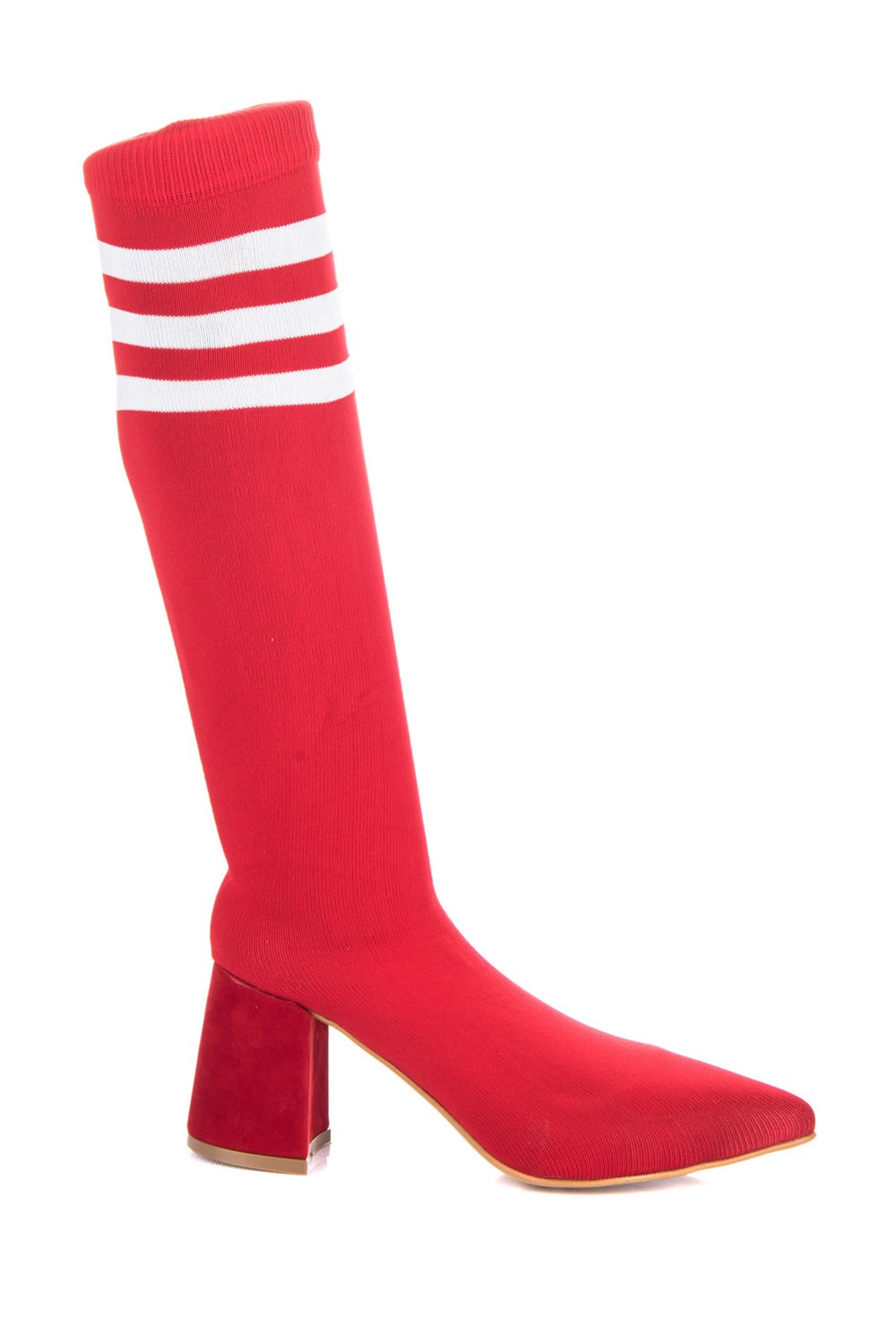 Fox Shoes Kırmızı/Beyaz Kadın Bot C340116804