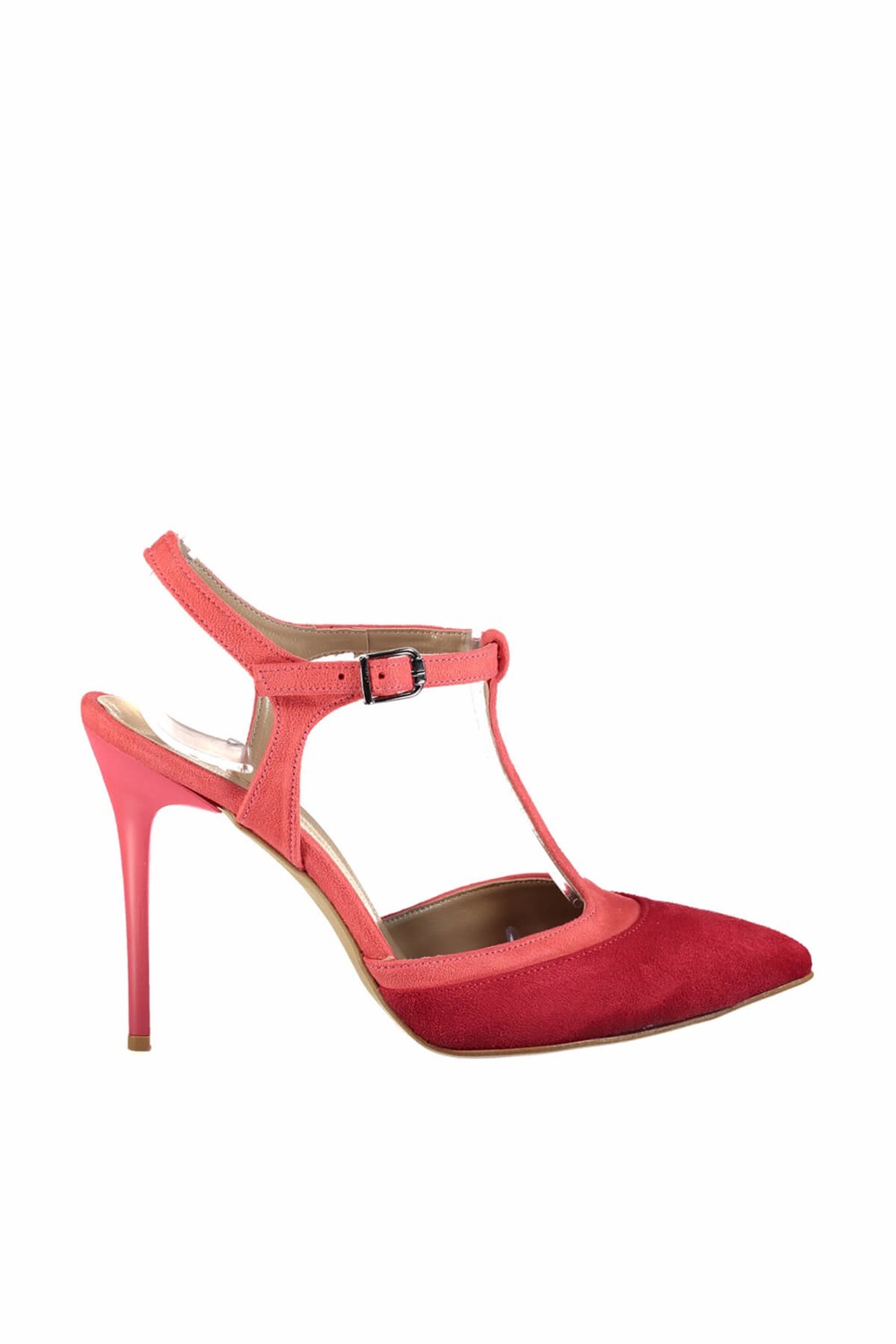 Fox Shoes Kırmızı/Nar Çiçeği Kadın Topuklu Ayakkabı D922353502