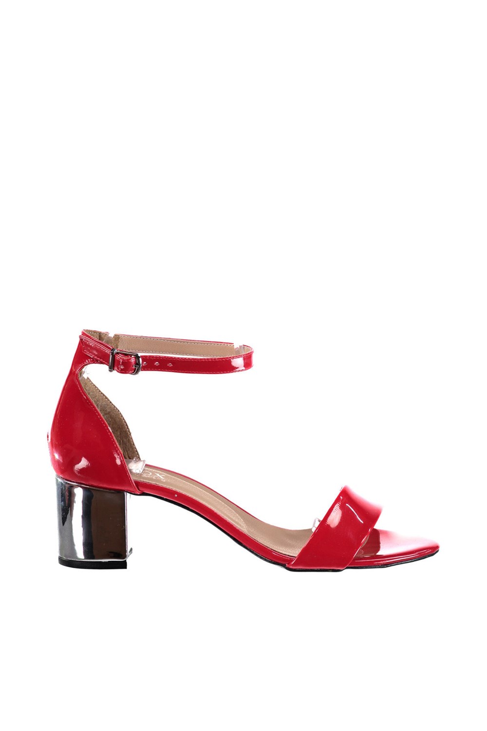 Fox Shoes Kırmızı/Platin Kadın Topuklu Ayakkabı B922631008