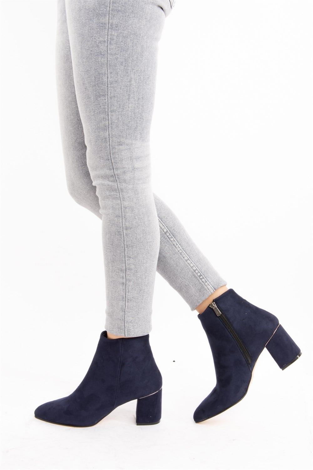 Fox Shoes Lacivert Kadın Bot E518011102