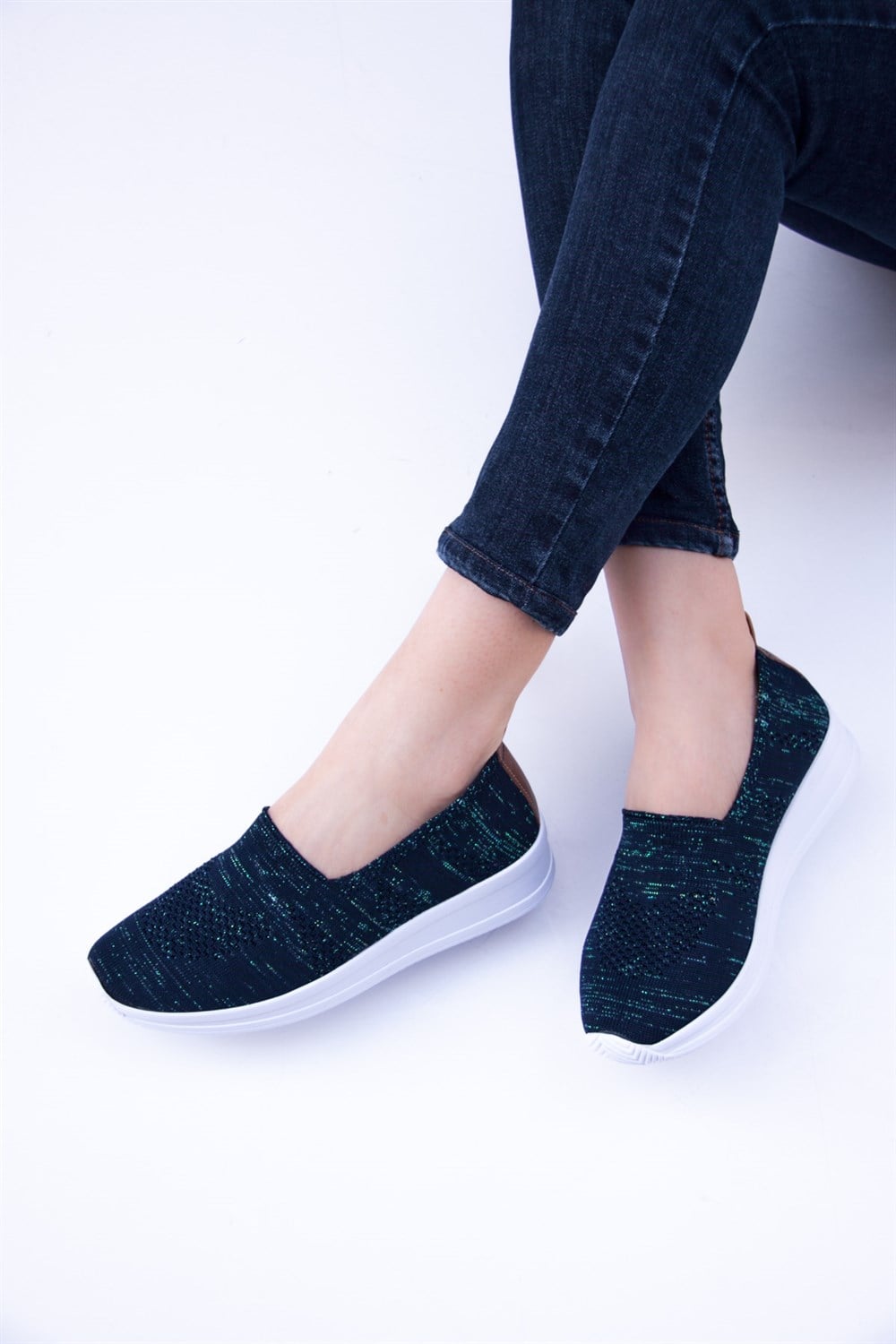 Fox Shoes Lacivert Kadın Sneakers D551443505