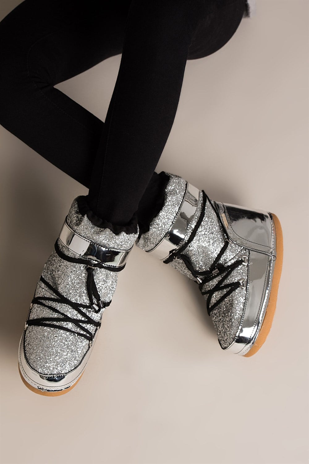 Fox Shoes Lame Kadın Bot C960686514