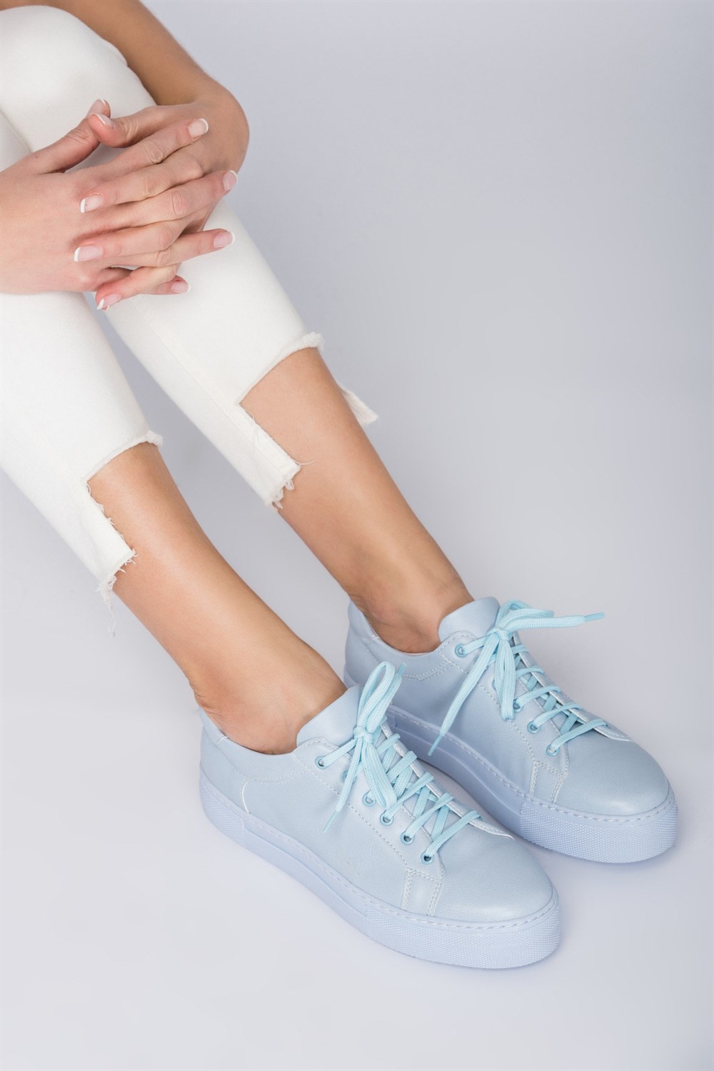 Fox Shoes Mavi Kadın Sneakers D615010109