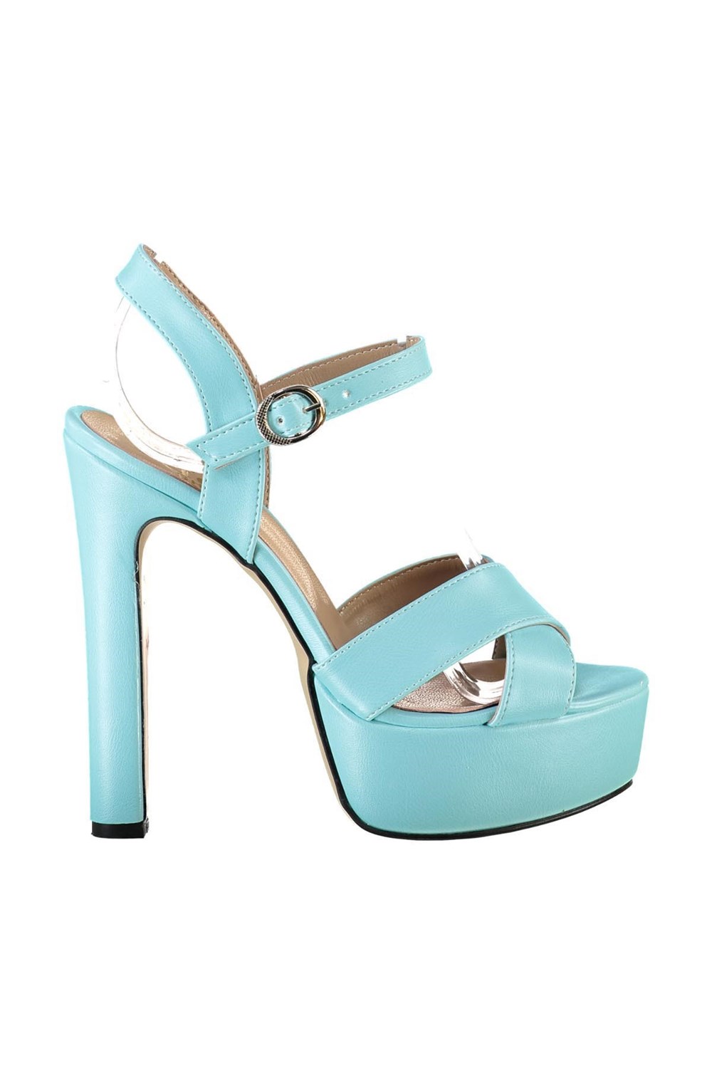 Fox Shoes Mavi Kadın Topuklu Ayakkabı B372465509