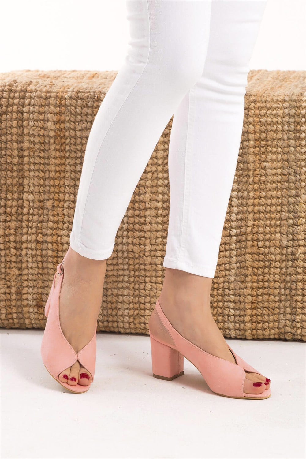 Fox Shoes Pembe Kadın Topuklu Ayakkabı D643202002
