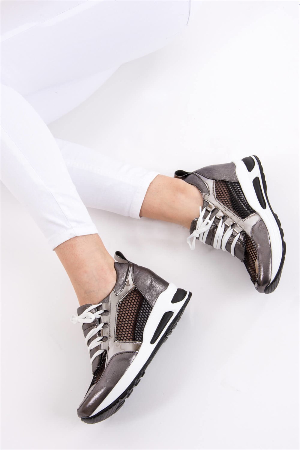 Fox Shoes Platin Kadın Sneakers D367011114