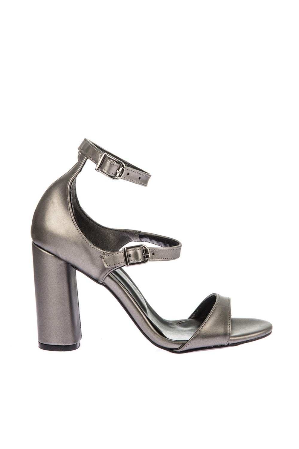 Fox Shoes Platin Kadın Topuklu Ayakkabı D922278143