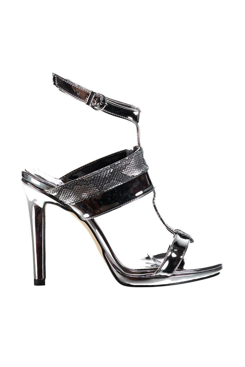 Fox Shoes Platin Kadın Topuklu Ayakkabı D404218334
