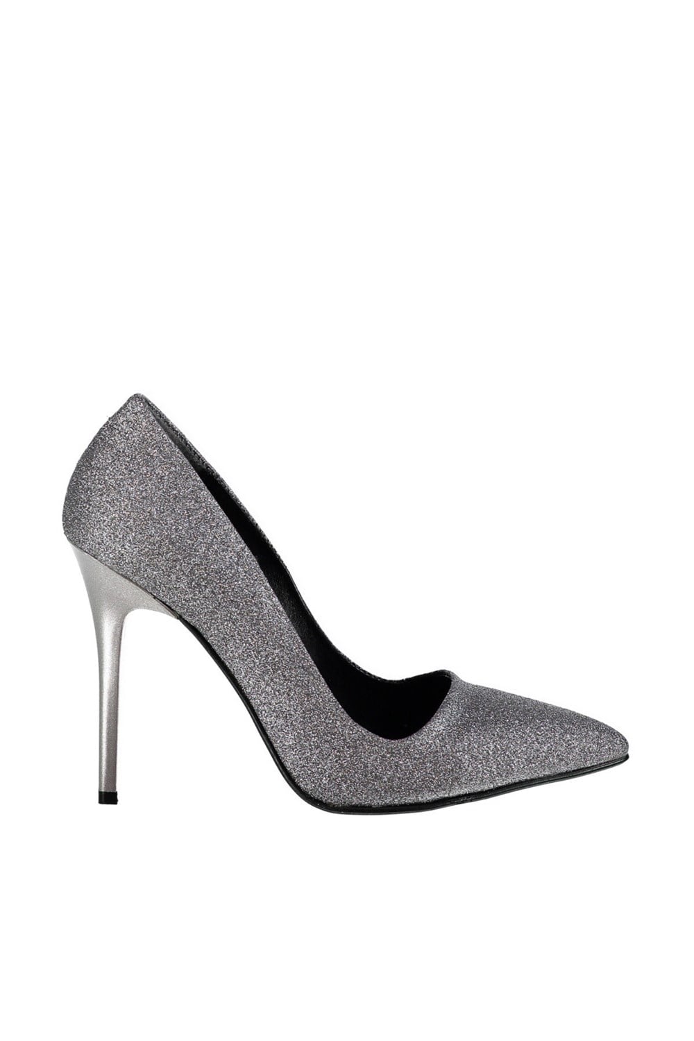 Fox Shoes Platin Kadın Topuklu Ayakkabı C922151946