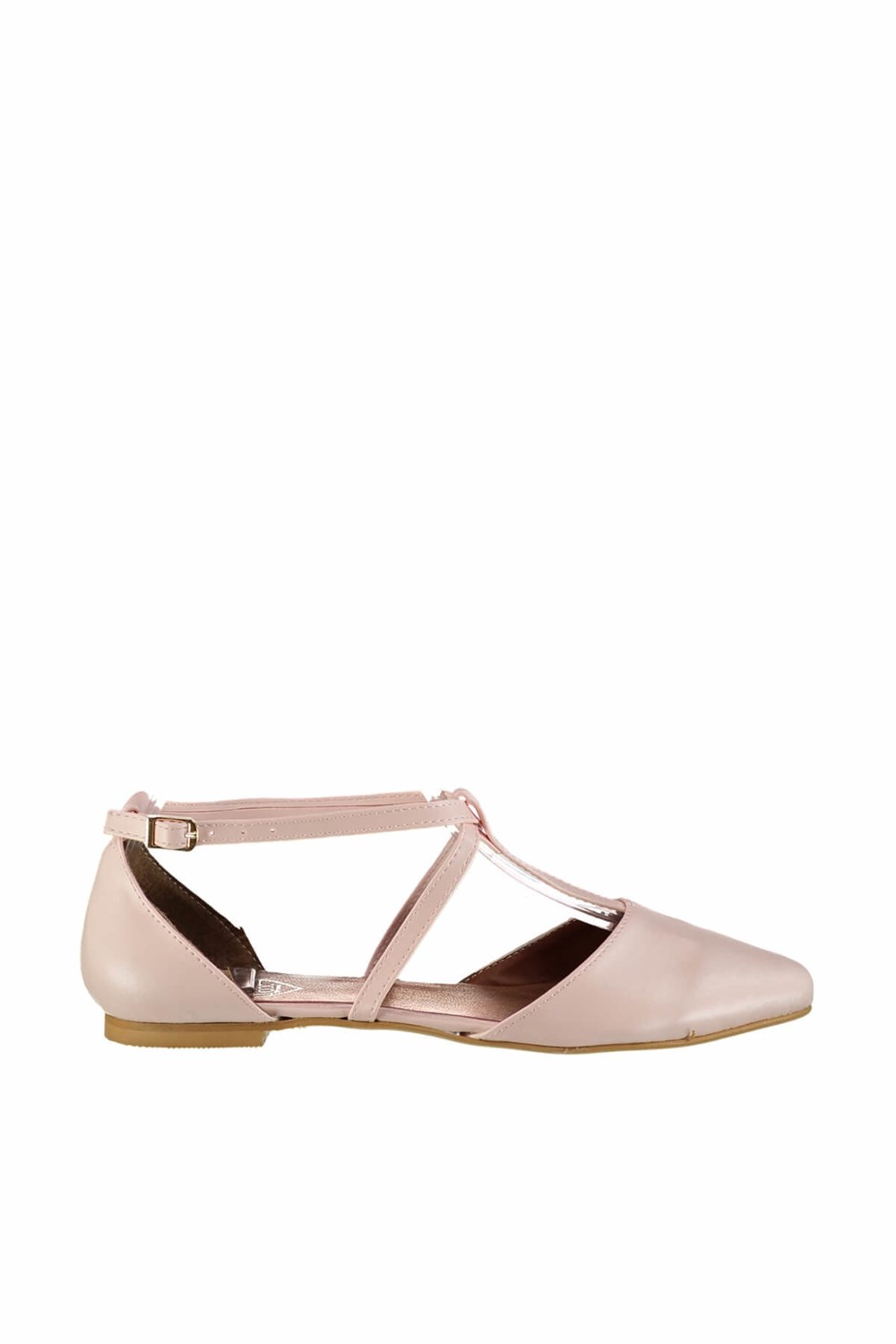 Fox Shoes Pudra Kadın Babet D726537309
