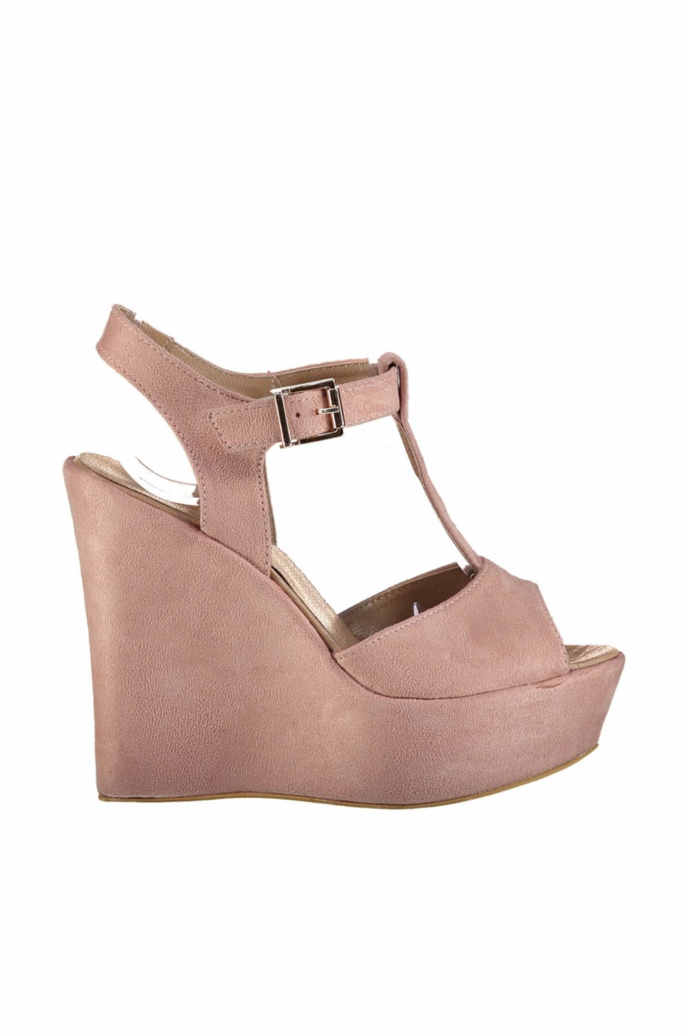 Fox Shoes Pudra Kadın Dolgu Topuklu Ayakkabı D459706002