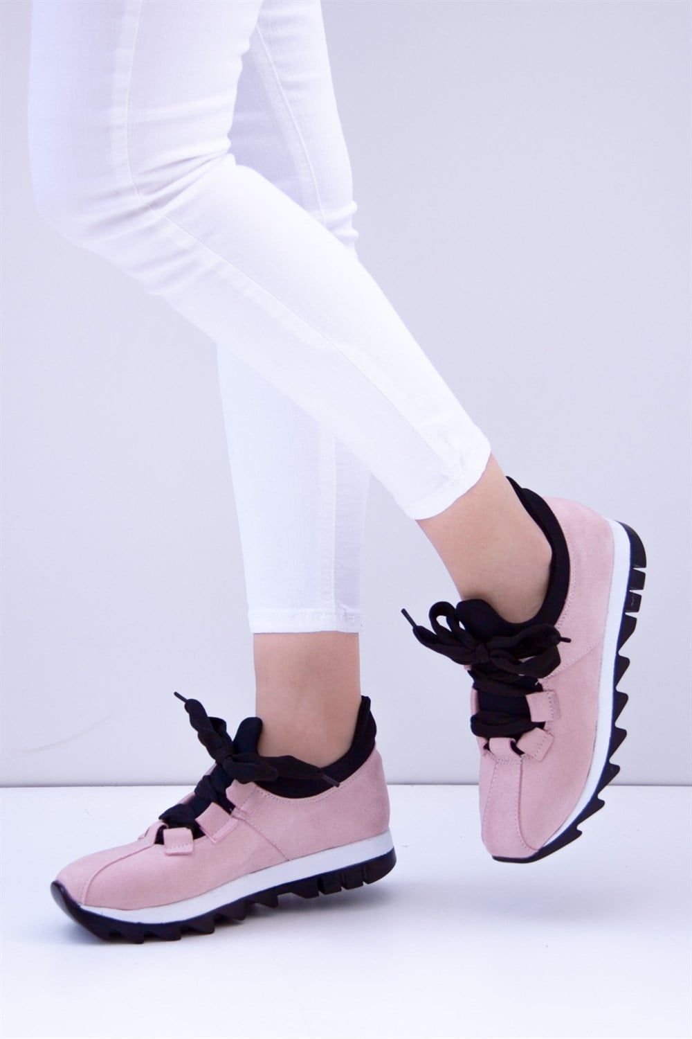 Fox Shoes Pudra Kadın Sneakers D425180202
