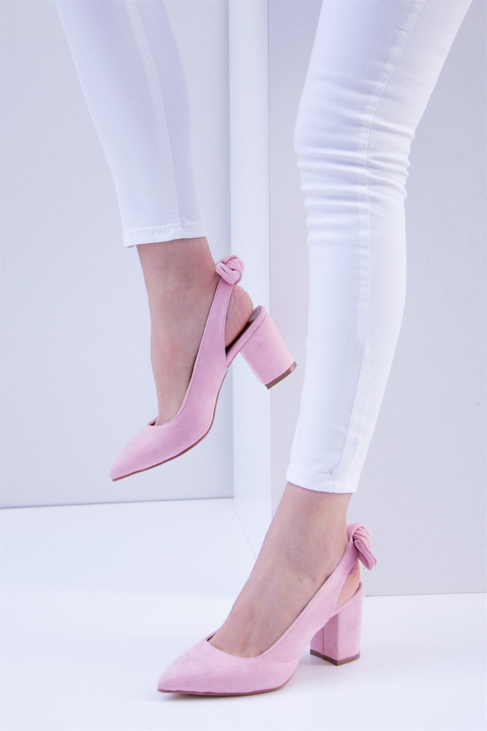 Fox Shoes Pudra Kadın Topuklu Ayakkabı D922695302