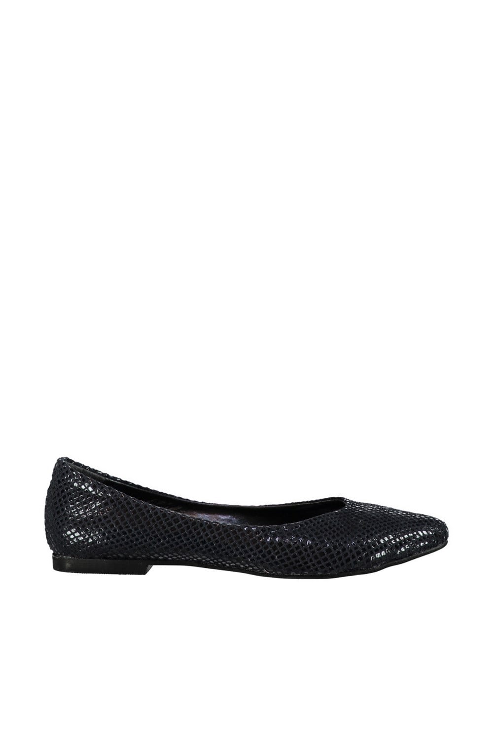 Fox Shoes Siyah Kadın Babet D726460407