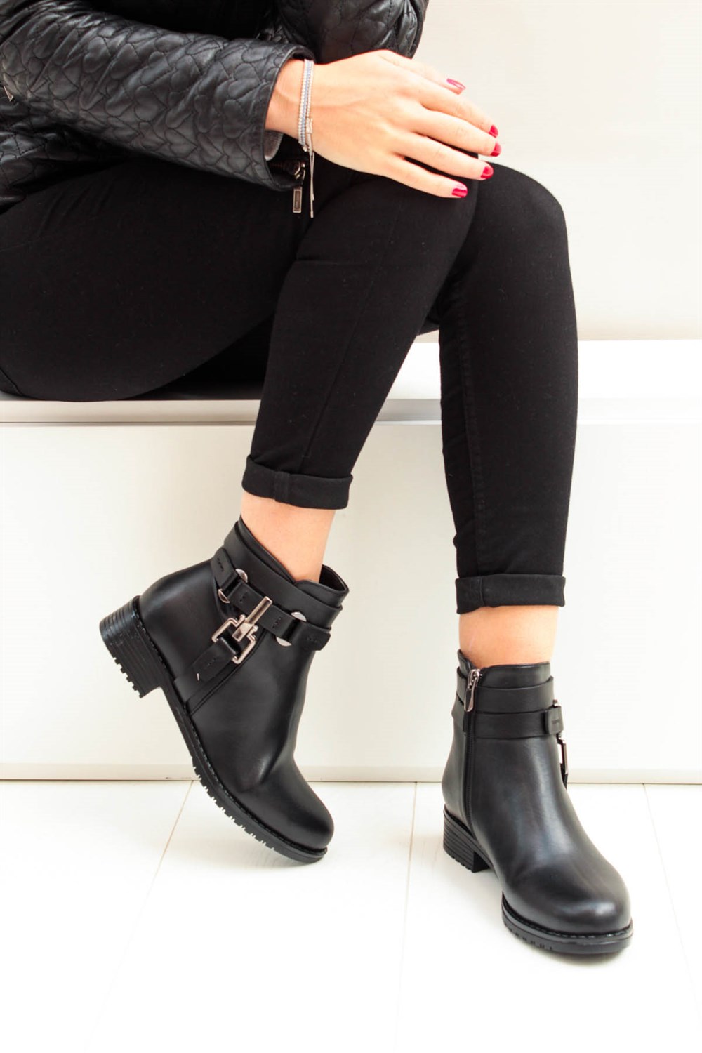 Fox Shoes Siyah Kadın Bot A817612009