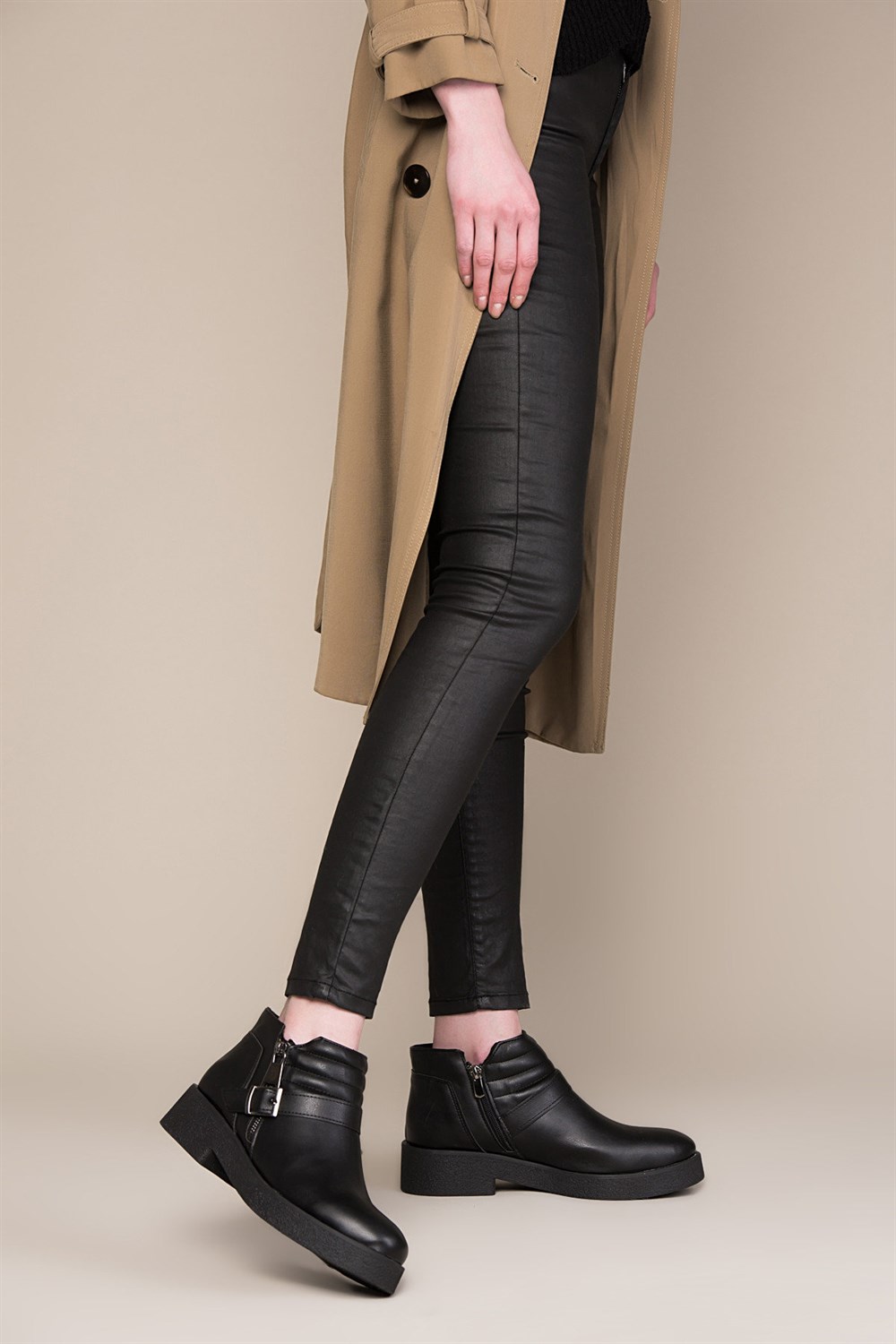 Fox Shoes Siyah Kadın Bot C518301709