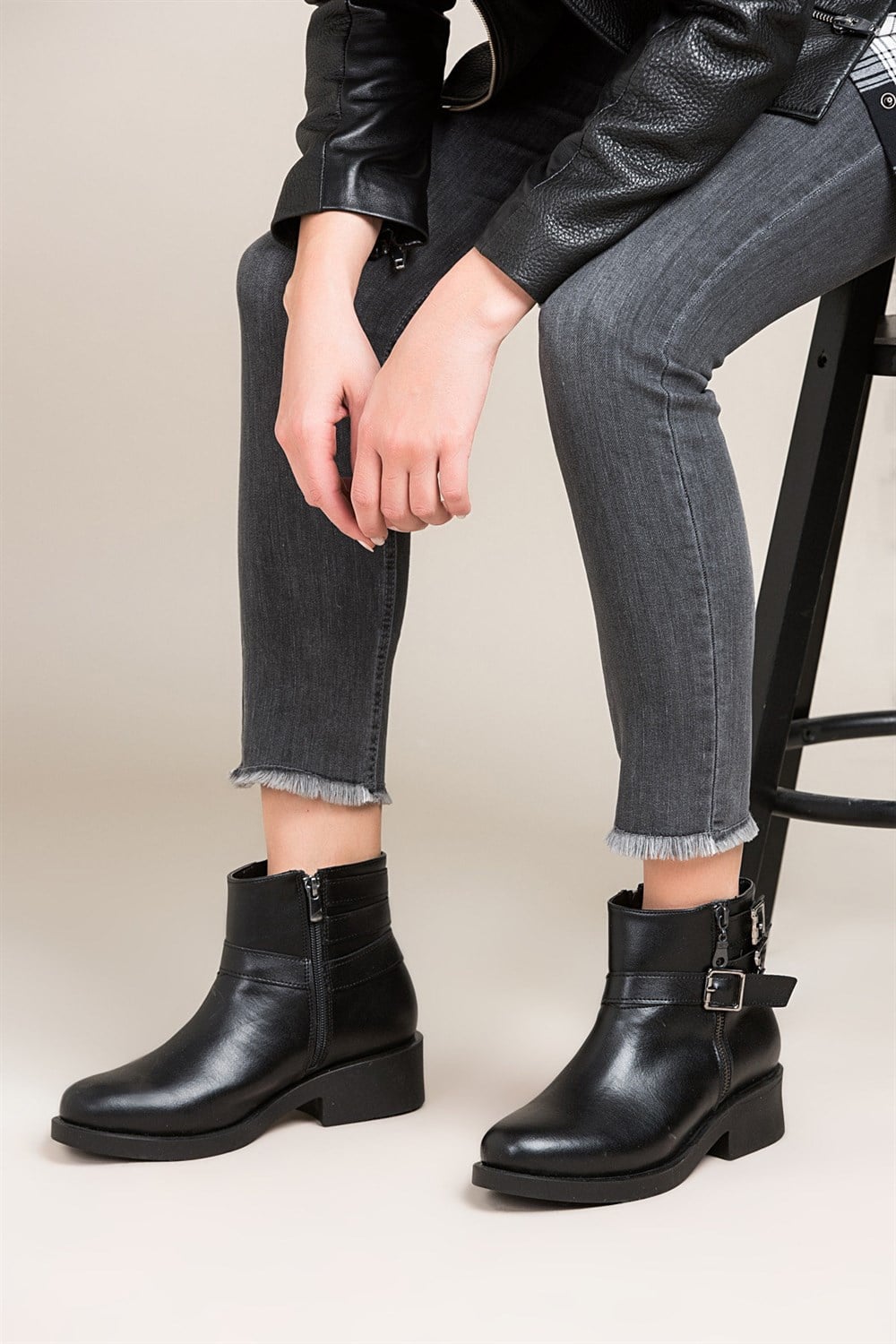 Fox Shoes Siyah Kadın Bot C757000509