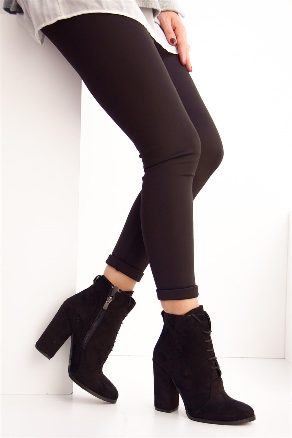 Fox Shoes Siyah Kadın Bot C922851302