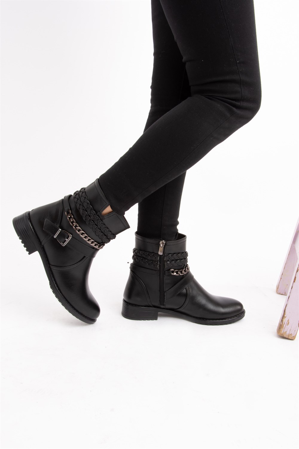 Fox Shoes Siyah Kadın Bot E490001309