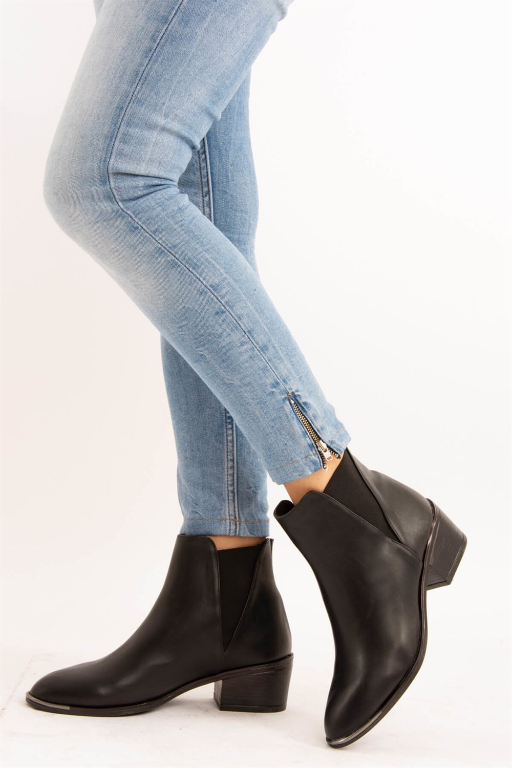 Fox Shoes Siyah Kadın Bot E518871609