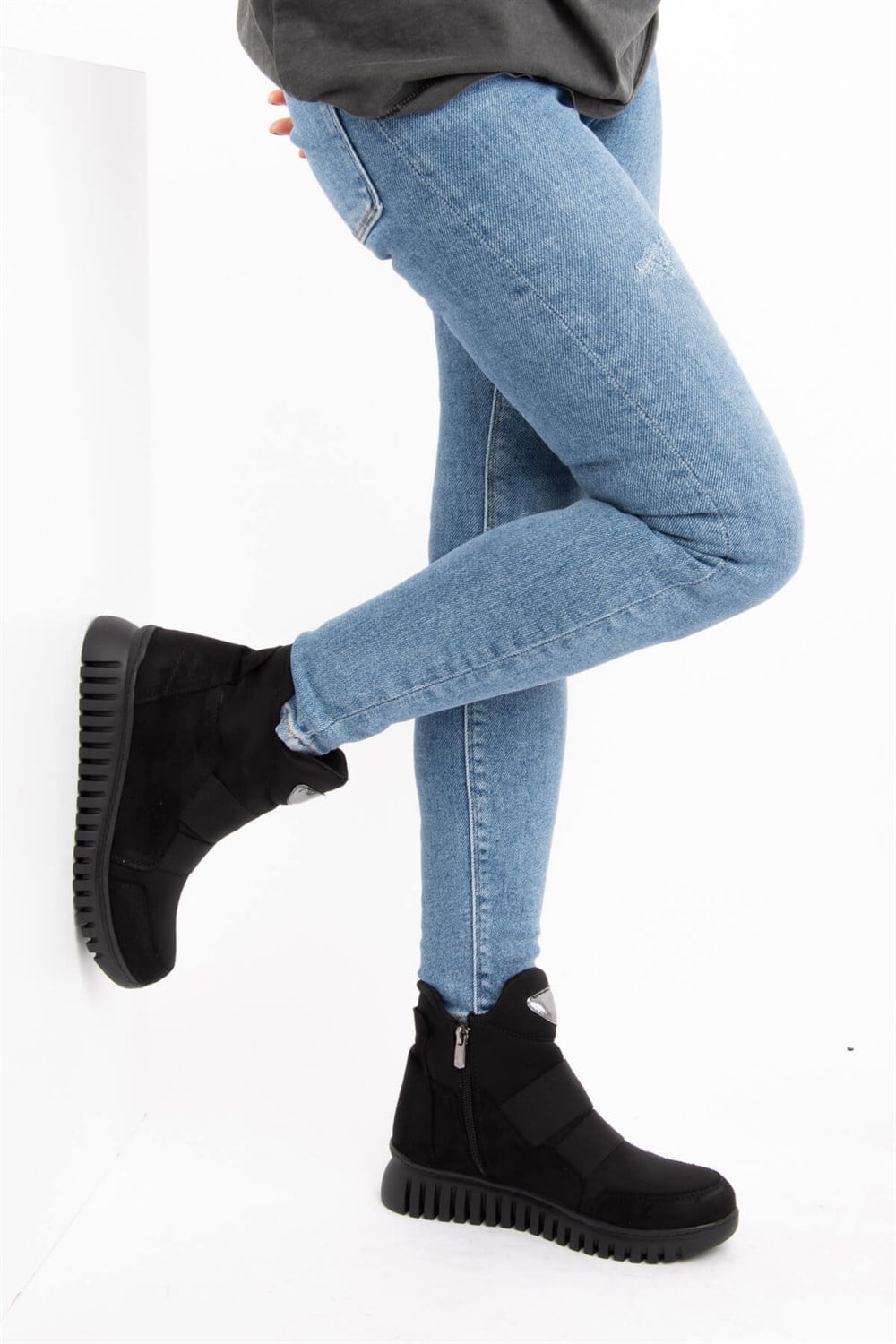 Fox Shoes Siyah Kadın Bot E588350202