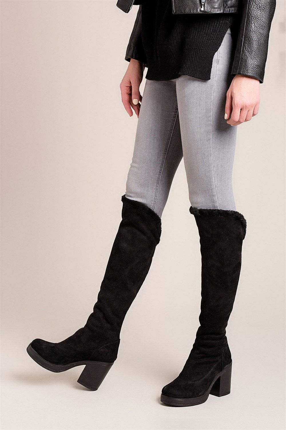 Fox Shoes Siyah Kadın Çizme C476003502