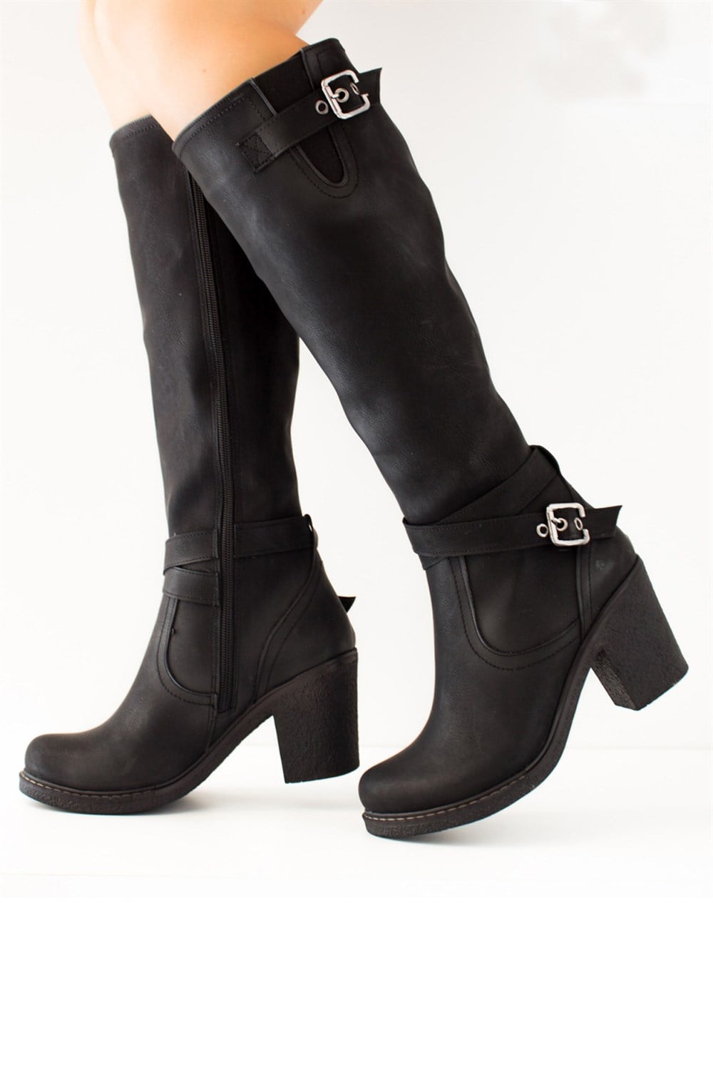 Fox Shoes Siyah Kadın Çizme C674250109