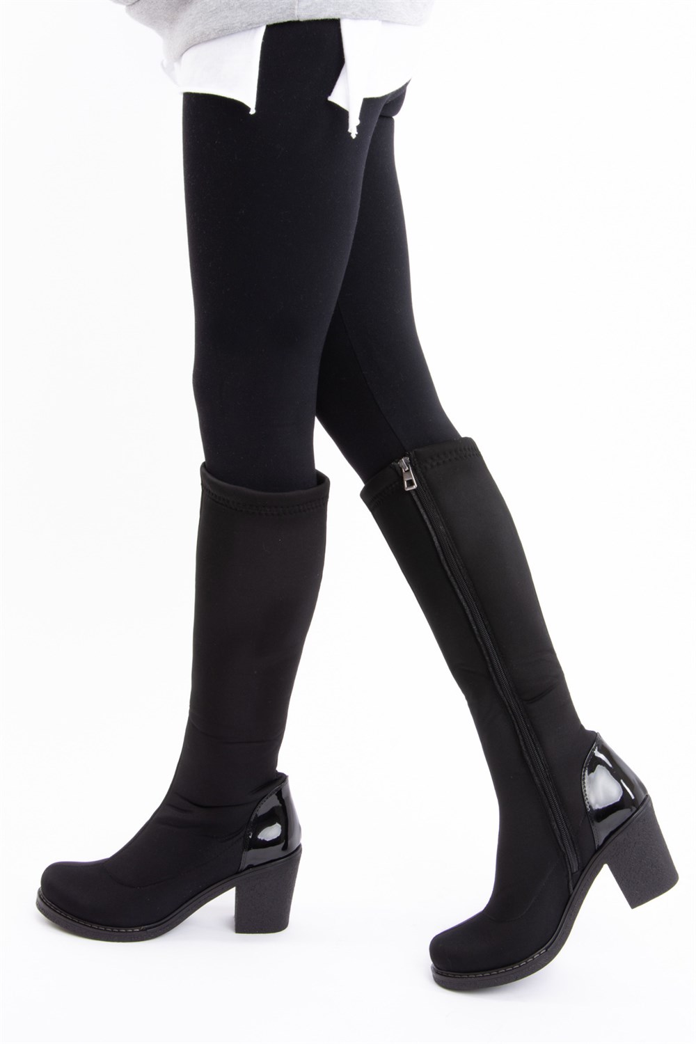 Fox Shoes Siyah Kadın Çizme E674250404