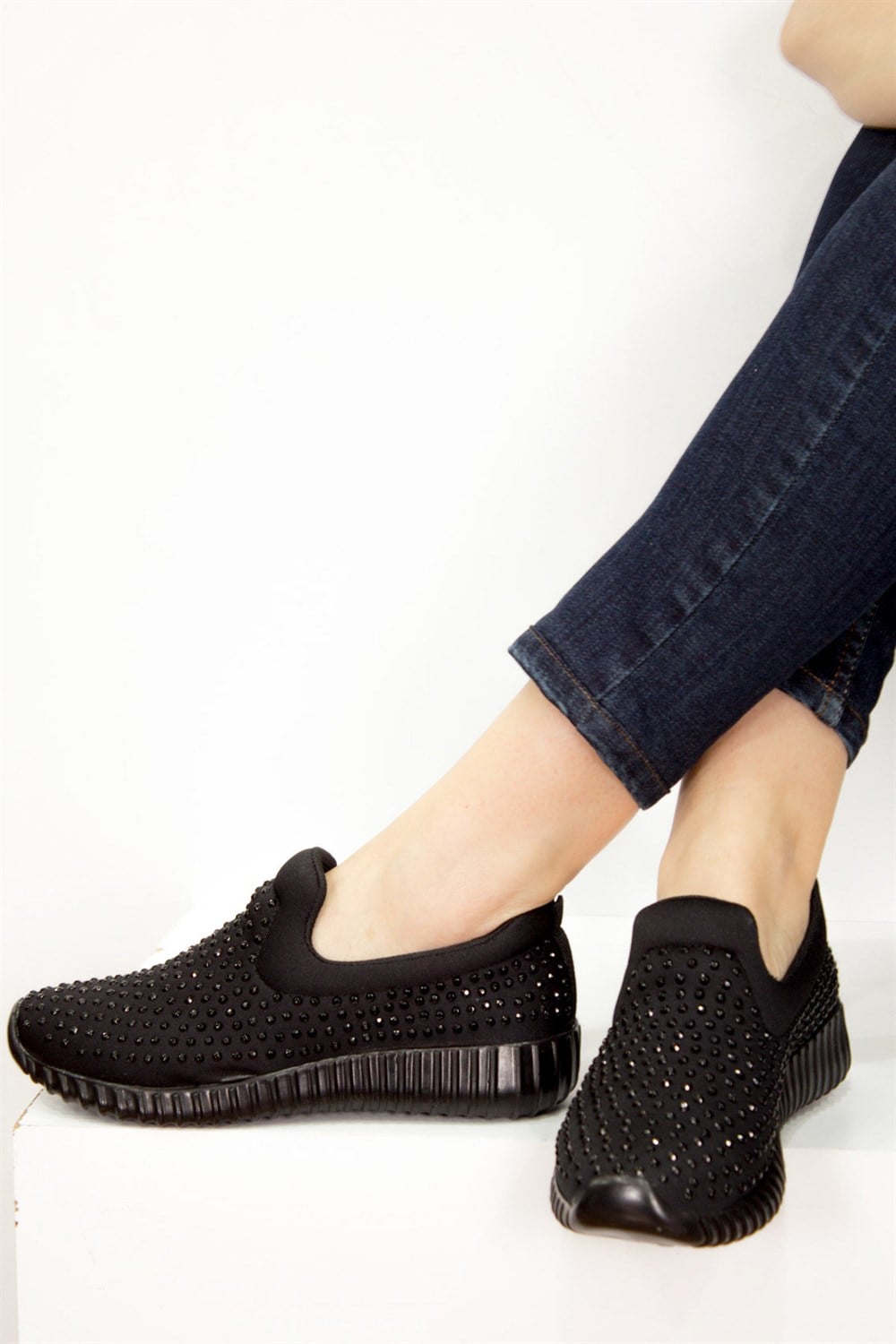 Fox Shoes Siyah Kadın Sneakers D932111104