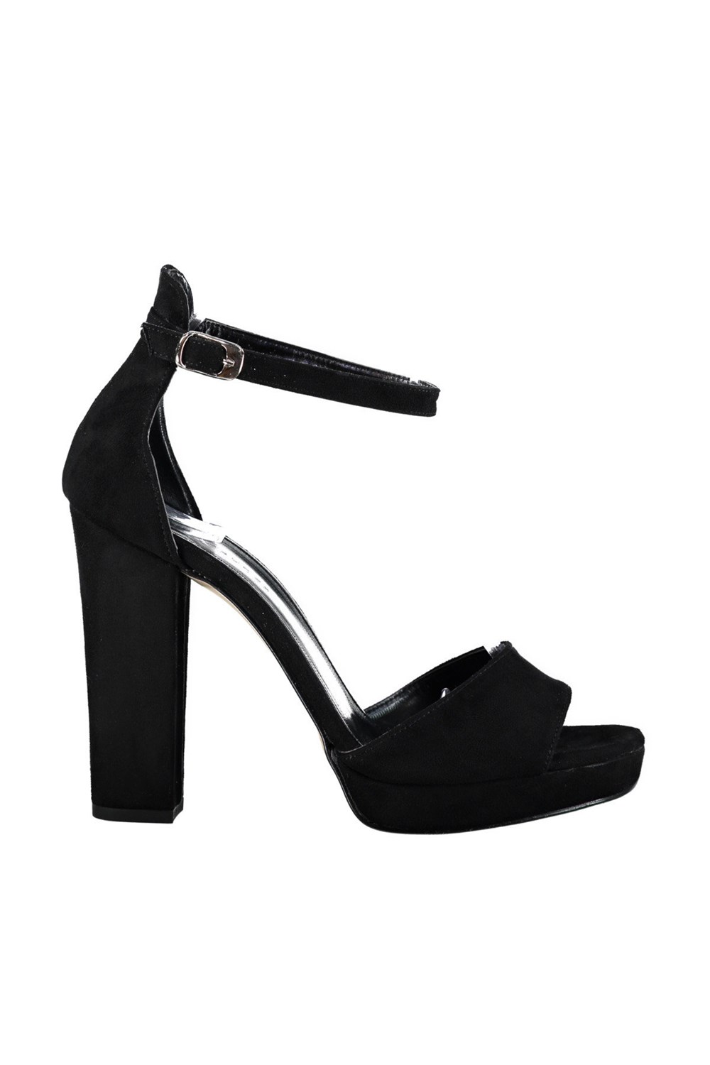 Fox Shoes Siyah Kadın Topuklu Ayakkabı D518011002