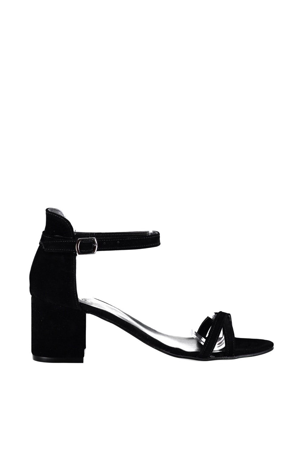 Fox Shoes Siyah Kadın Topuklu Ayakkabı D437593002