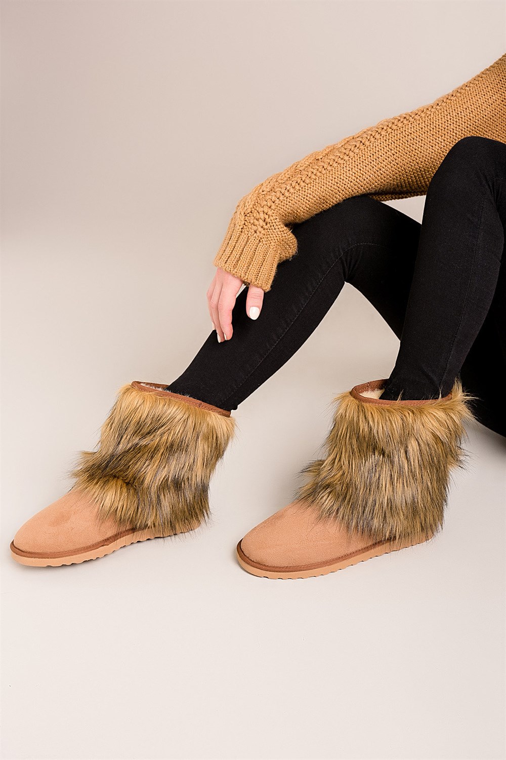 Fox Shoes Taba Kadın Bot C336971702