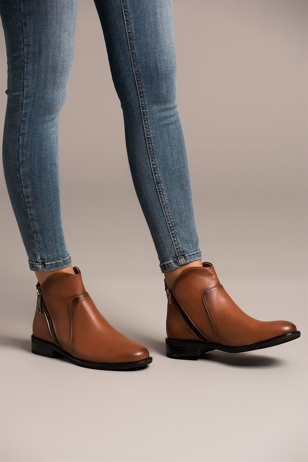 Fox Shoes Taba Kadın Bot C518202409