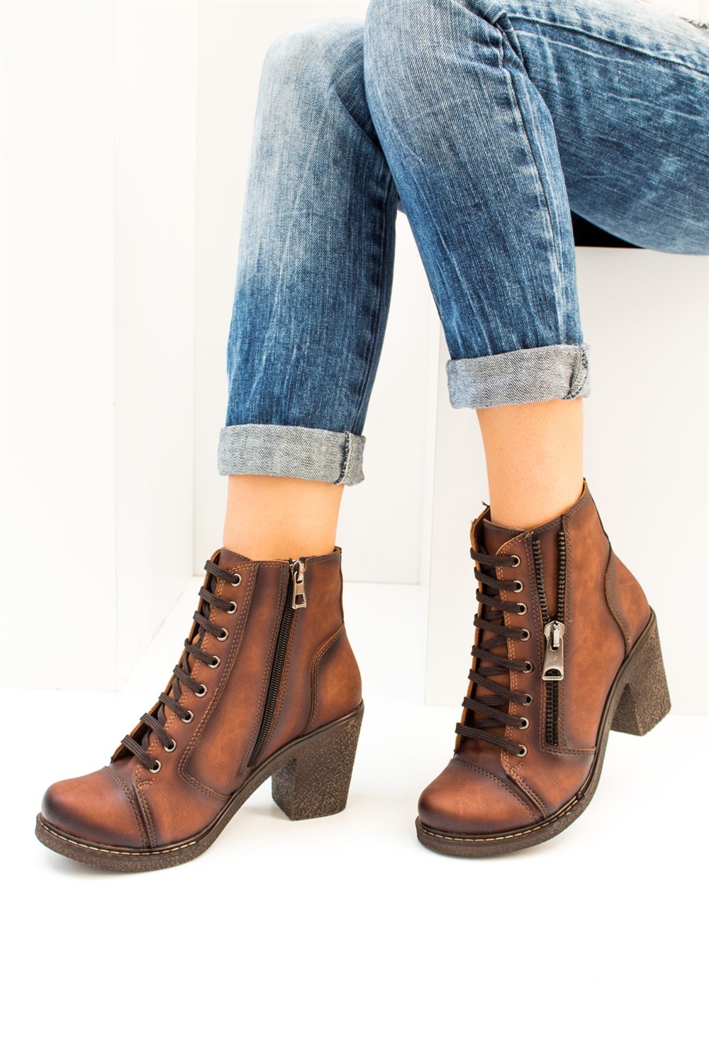 Fox Shoes Taba Kadın Bot C674150209