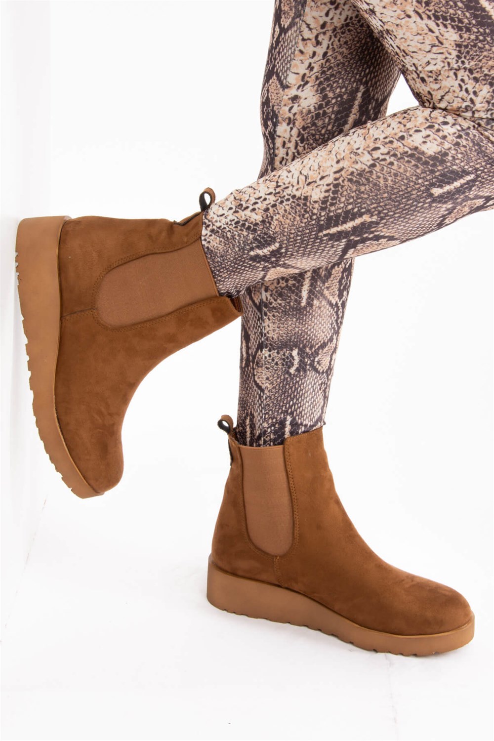 Fox Shoes Taba Kadın Bot E267725002