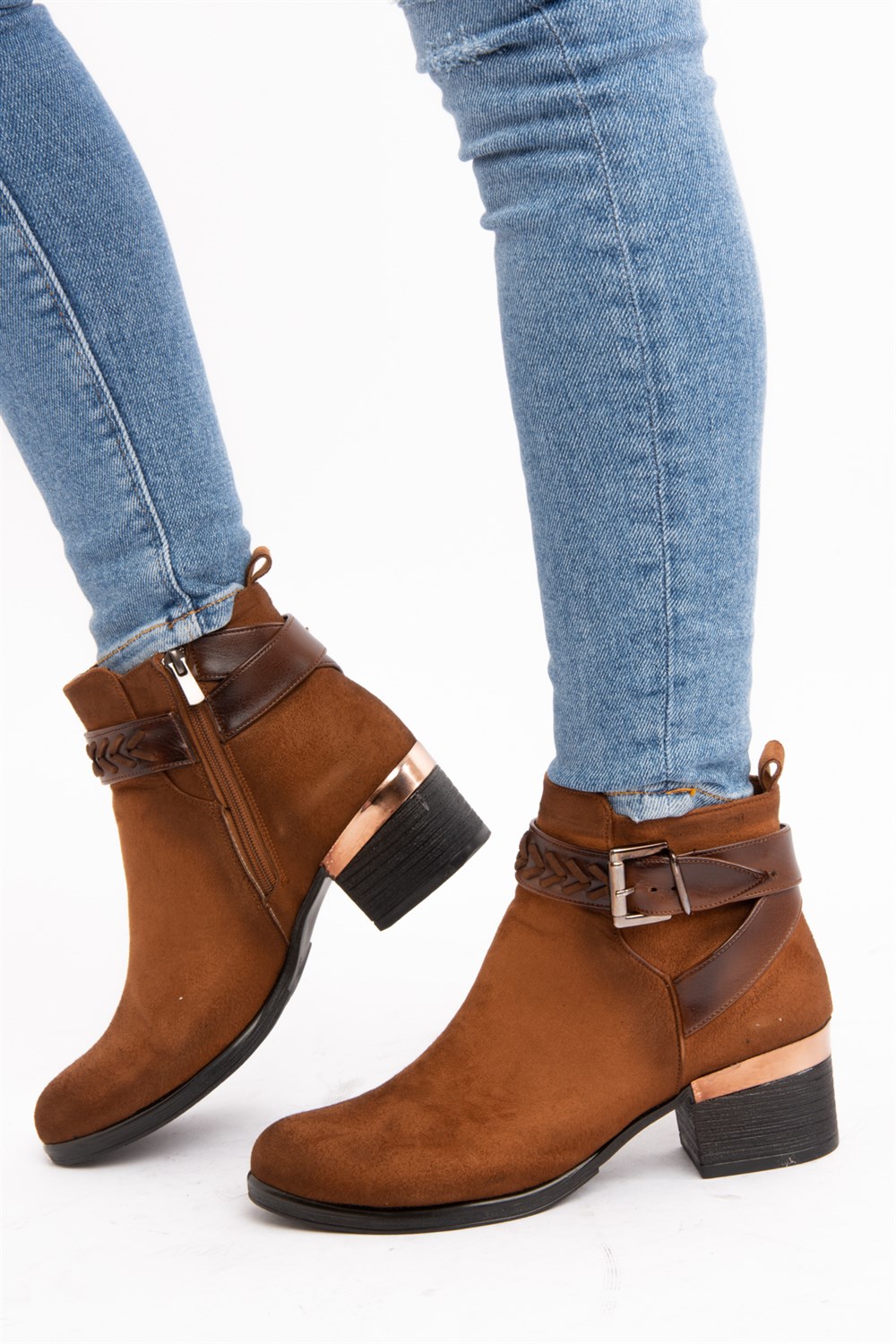 Fox Shoes Taba Kadın Bot E404040202