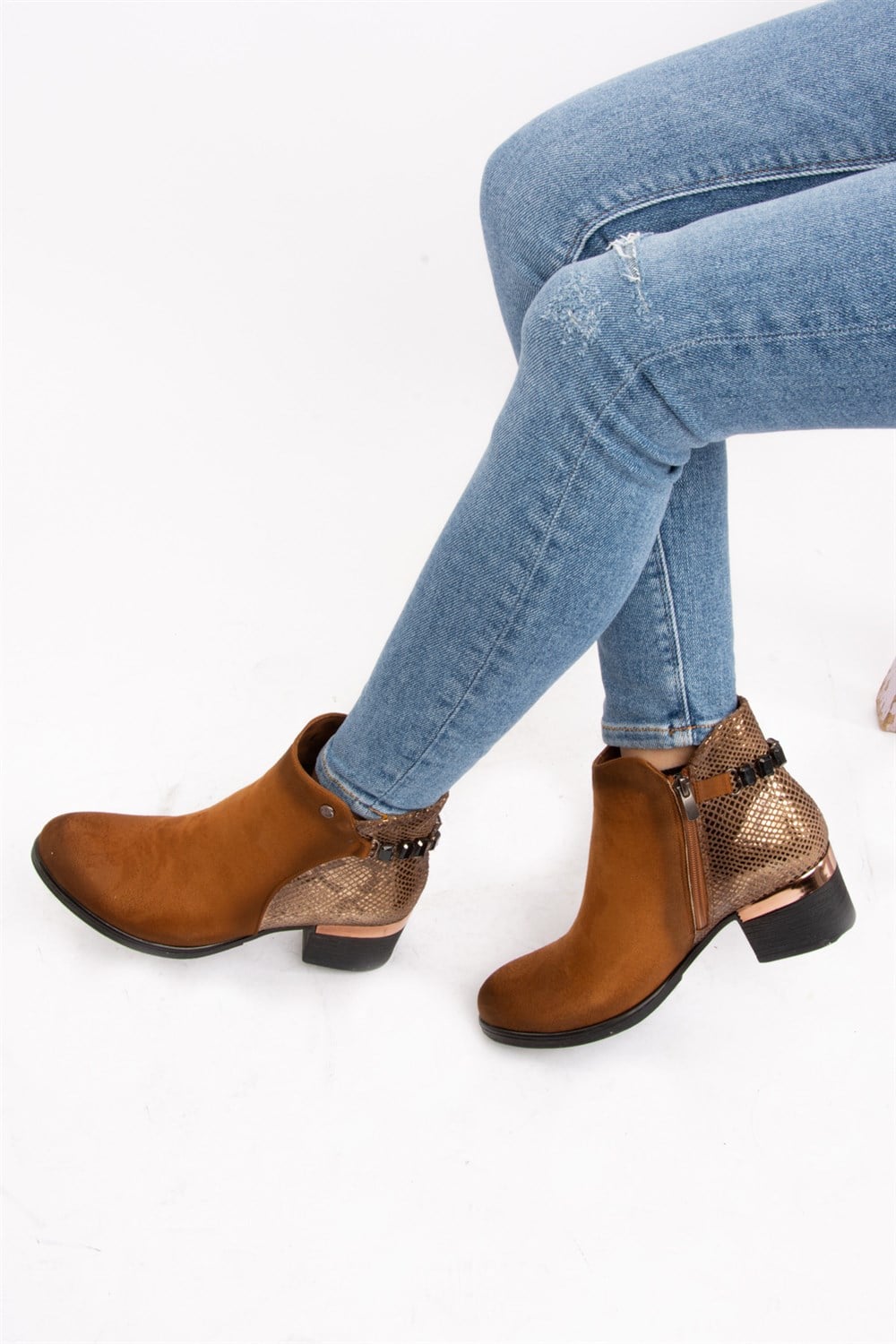 Fox Shoes Taba Kadın Bot E404040336