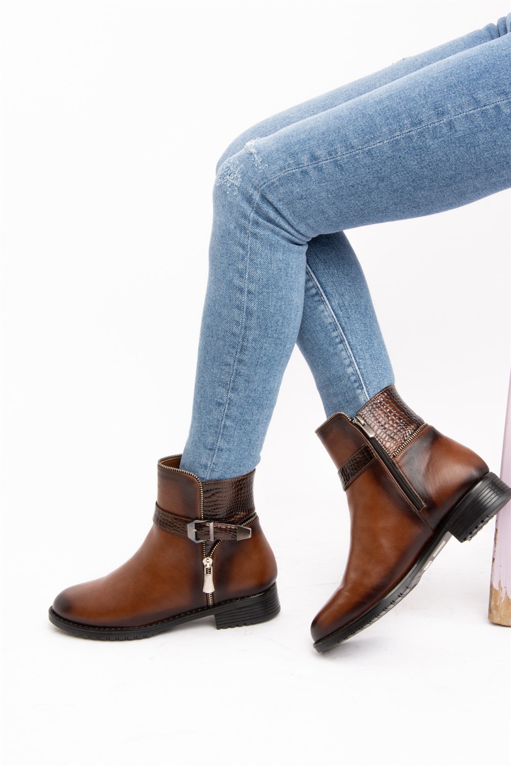 Fox Shoes Taba Kadın Bot E490000809