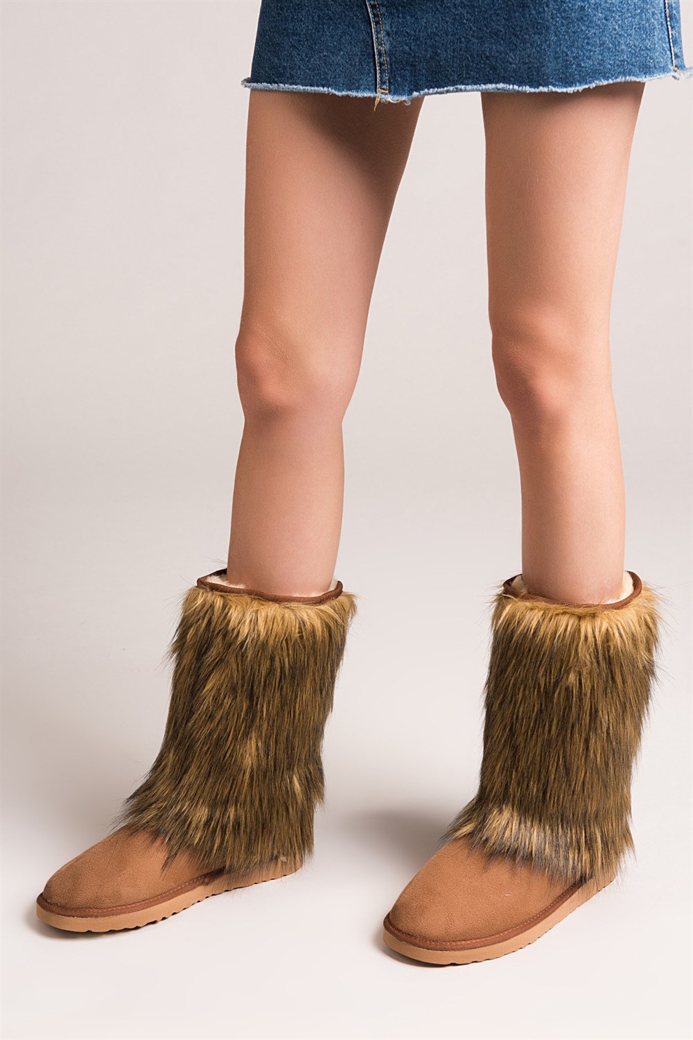 Fox Shoes Taba Kadın Çizme C336973102