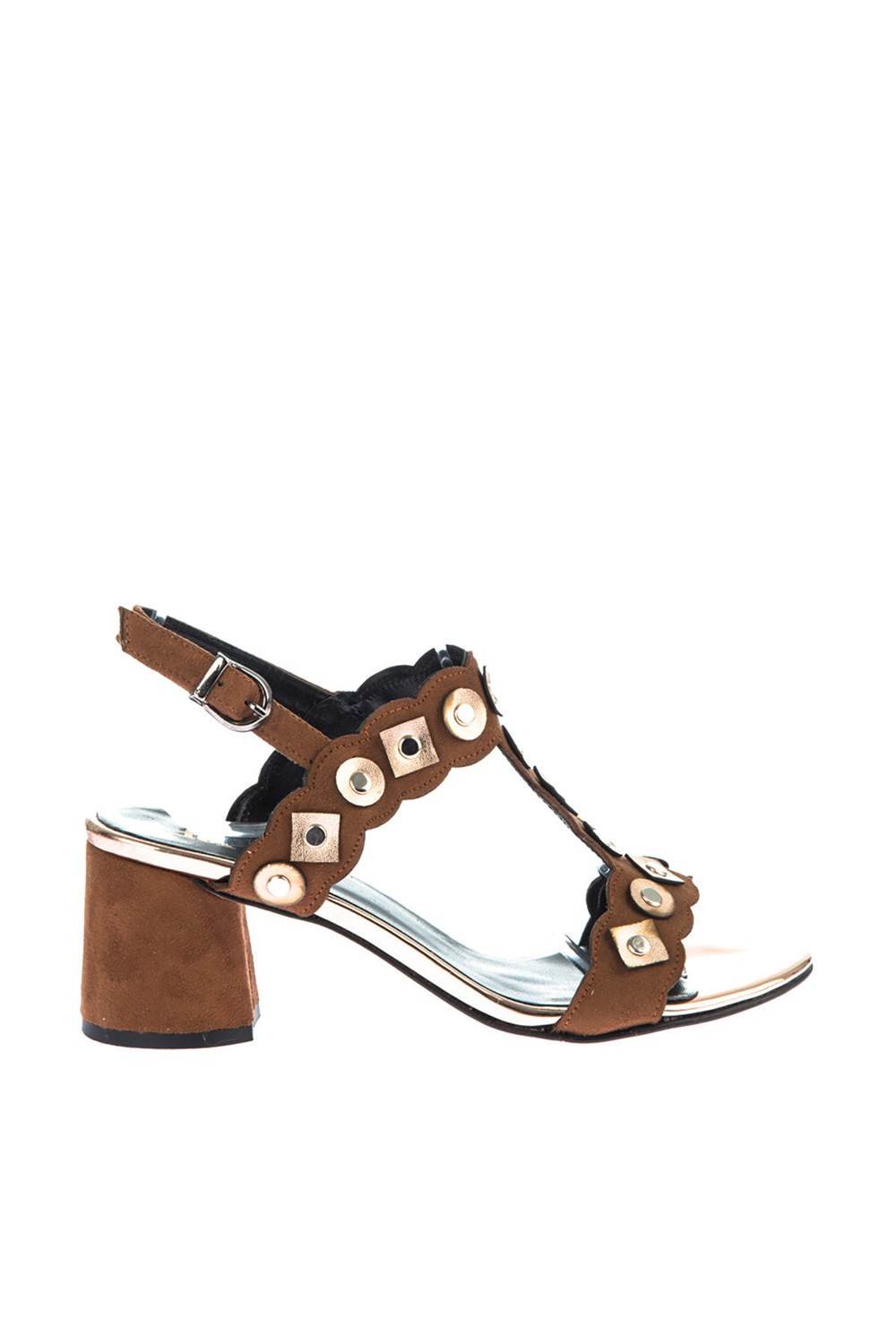 Fox Shoes Taba Kadın Topuklu Ayakkabı D404132102