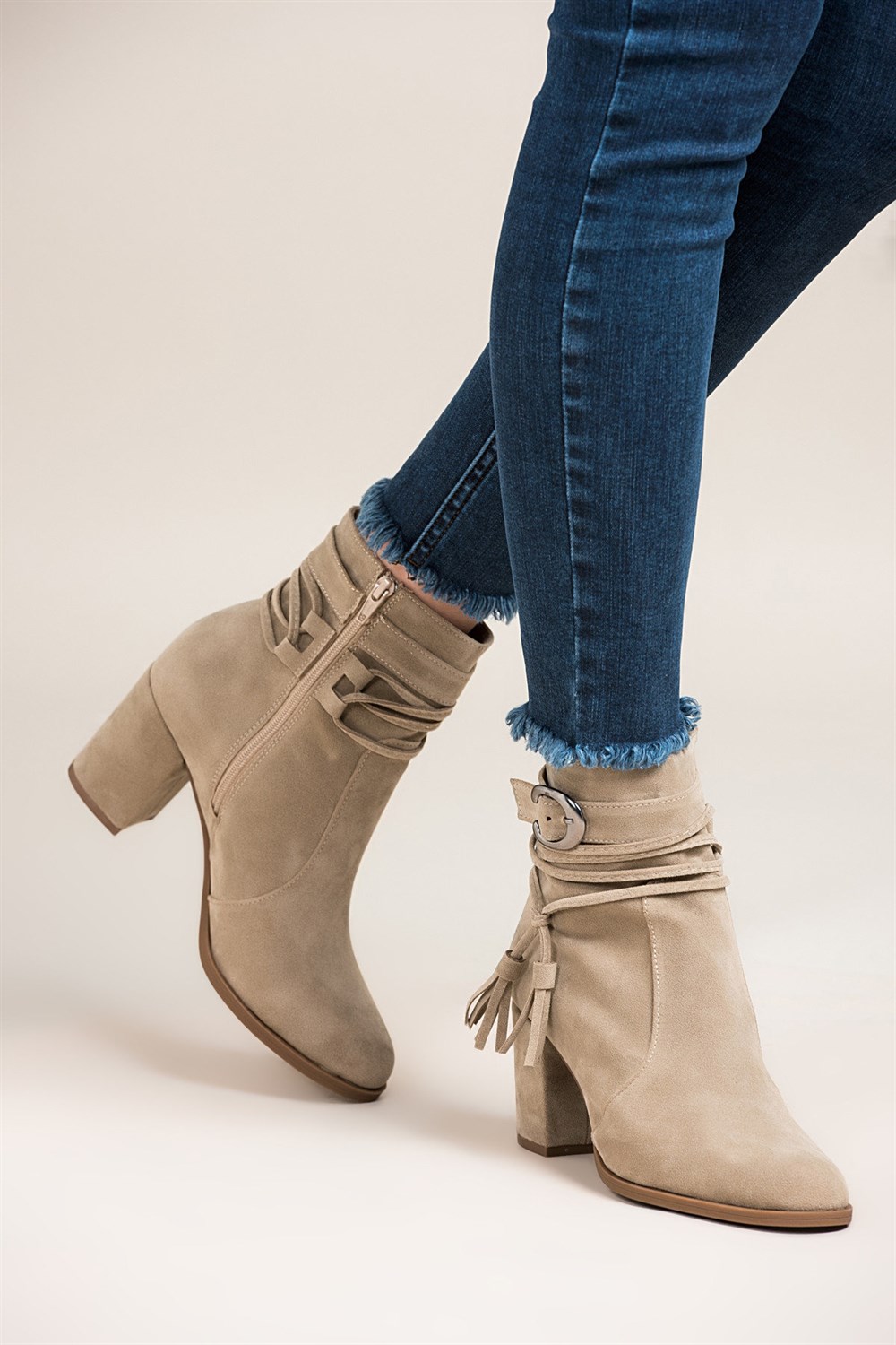 Fox Shoes Vizon Kadın Bot C412006002
